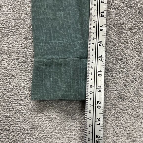 Columbia Leggings Womens Medium Green Capri Pockets Slim Outdoor Gym Running - Picture 7 of 14